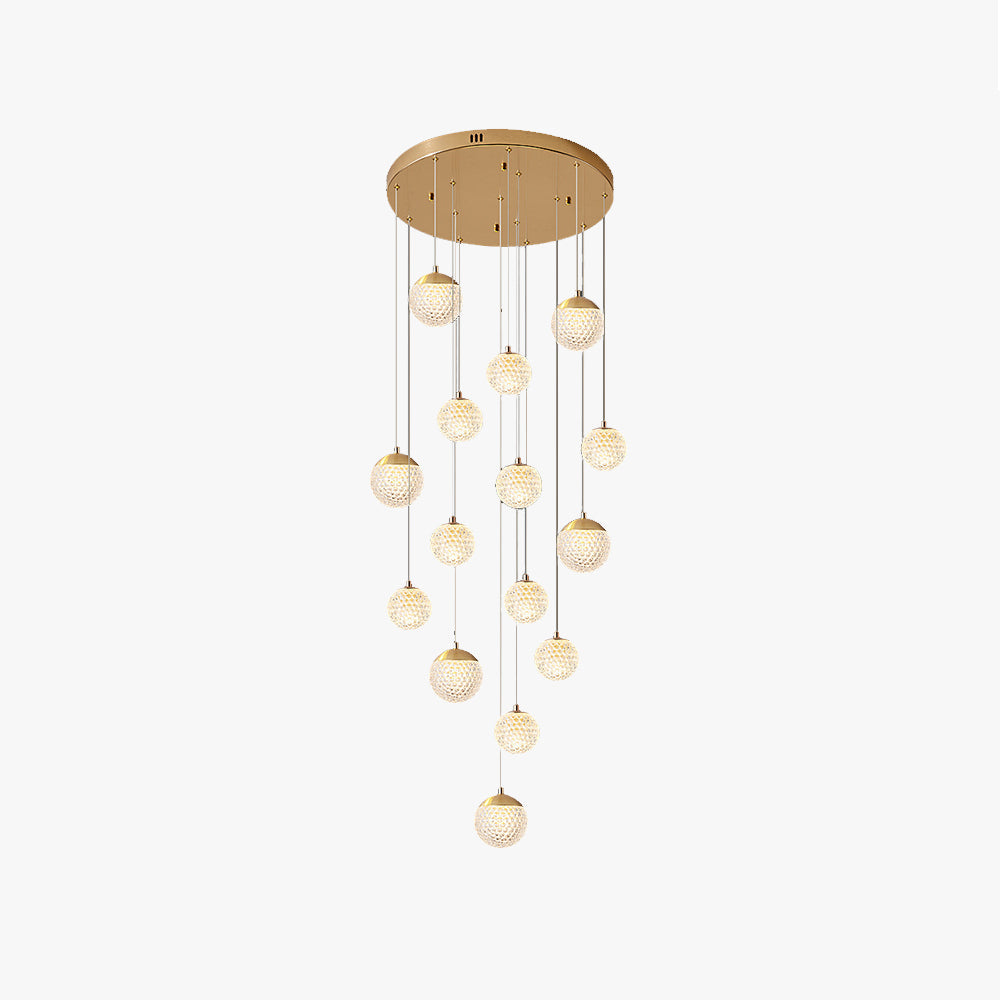 Art Deco Honeycomb Chandelier | 12 Options