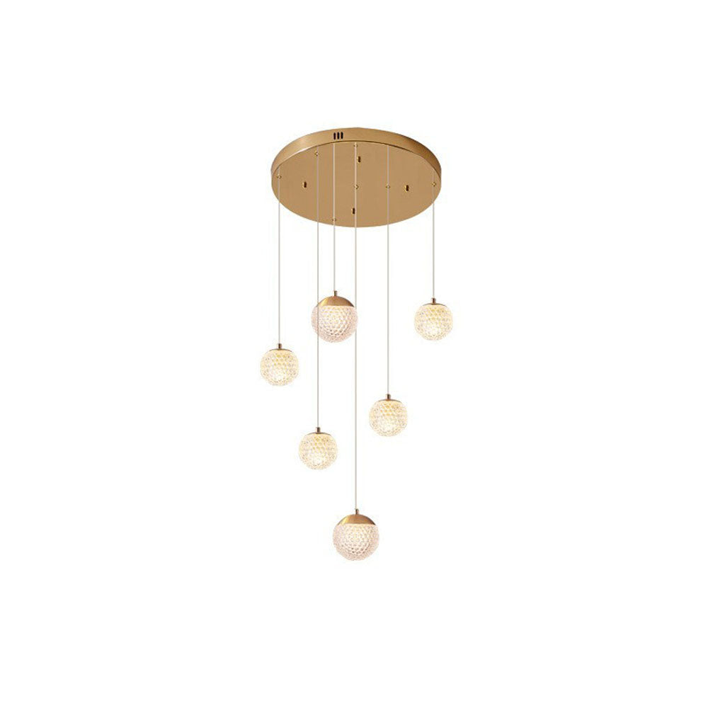 Art Deco Honeycomb Chandelier | 12 Options
