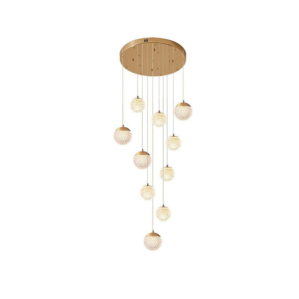 Art Deco Honeycomb Chandelier | 12 Options