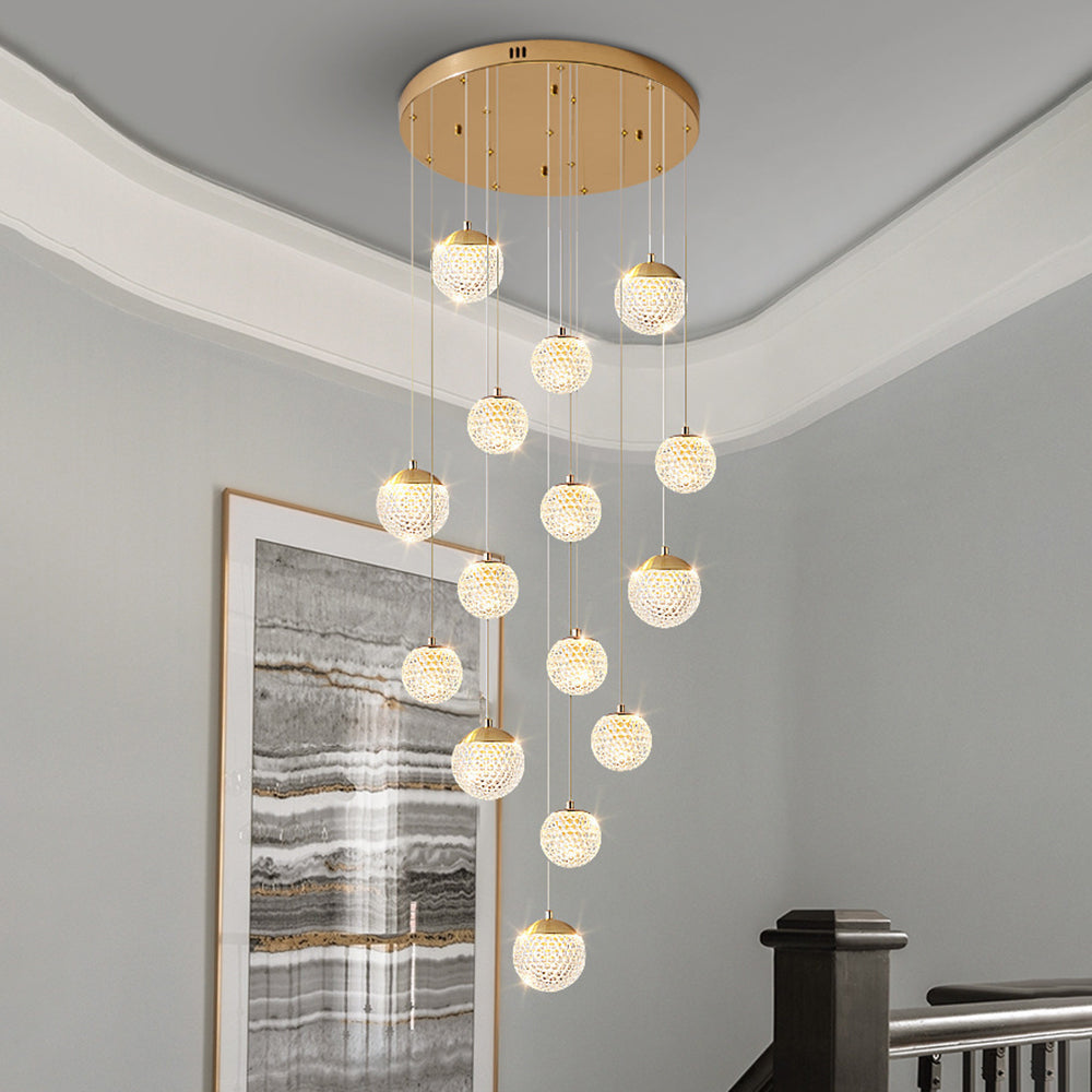 Art Deco Honeycomb Chandelier | 12 Options