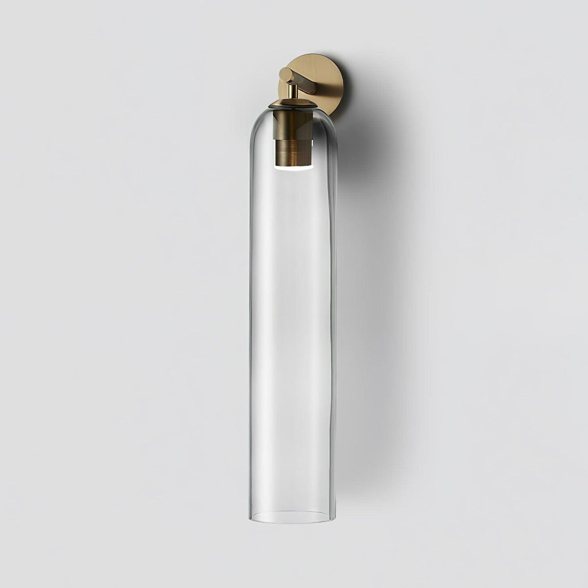 Aria Glass Indoor Wall Lamp - Clear Gold