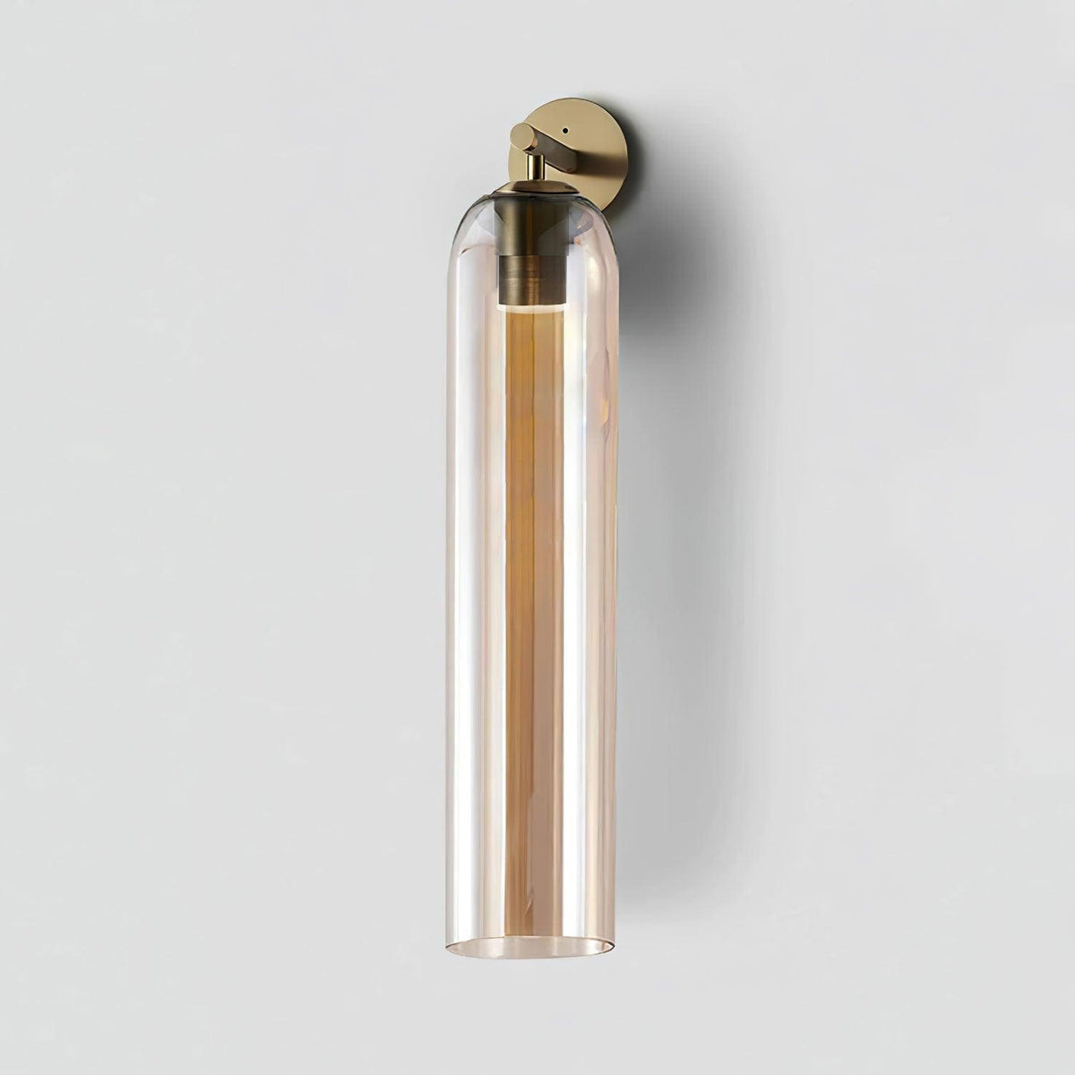 Aria Glass Indoor Wall Lamp - Amber Gold
