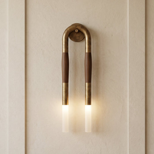 Artistic Wall Sconce | Unique Horsehair Design with Soft Illumination | Textured Wall Lighting for Elegant Spaces 0