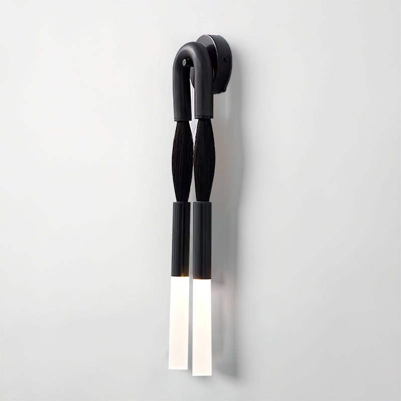 Artistic Wall Sconce | Unique Horsehair Design with Soft Illumination | Textured Wall Lighting for Elegant Spaces 7