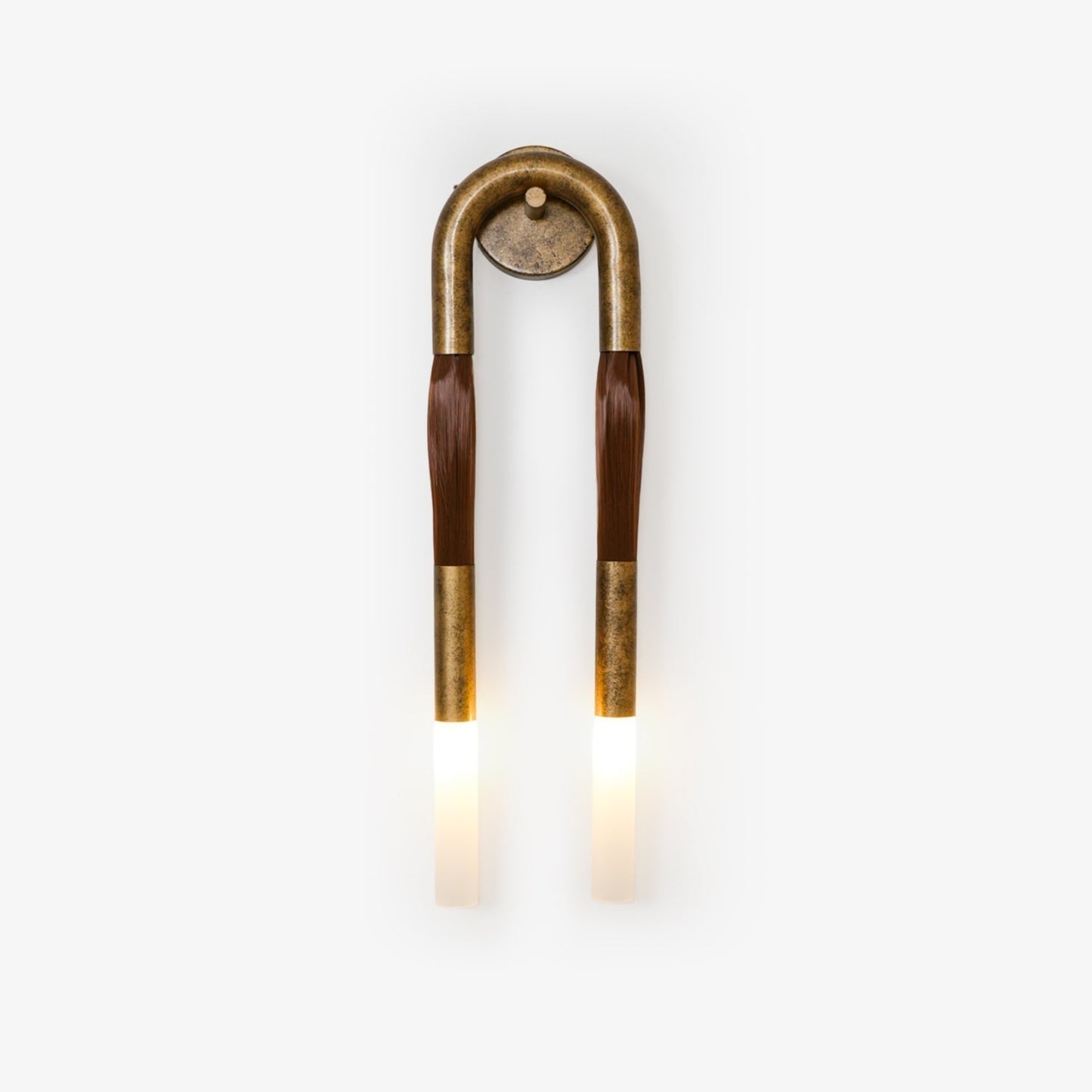 Artistic Wall Sconce | Unique Horsehair Design with Soft Illumination | Textured Wall Lighting for Elegant Spaces 8