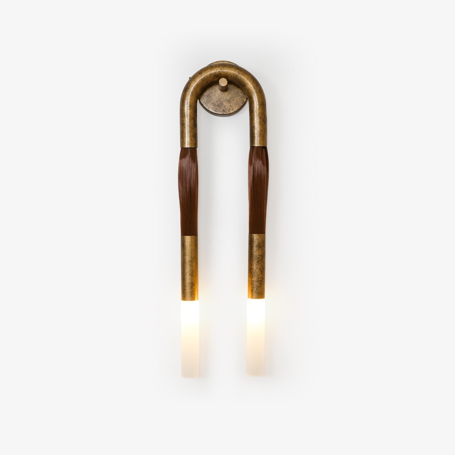 Artistic Wall Sconce | Unique Horsehair Design with Soft Illumination | Textured Wall Lighting for Elegant Spaces 8