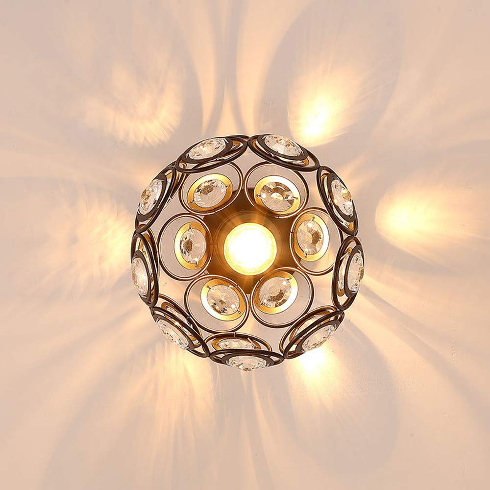 AuroraGleam | Elegant Opulent Gold Flush Mount Ceiling Light Fixture 7
