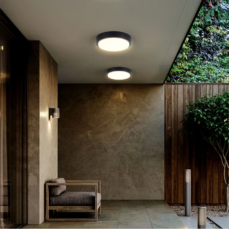 AurumLight | Sleek Modern Outdoor Waterproof LED Ceiling Fixture 6