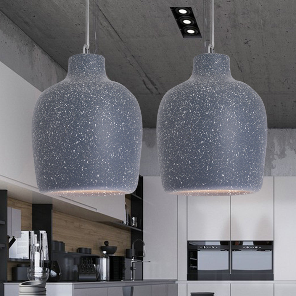 Avi Wabi Sabi | Jar Shaped Pendant Light with Adjustable Cord | Stylish Kitchen Pendant Lighting for Modern Spaces 6