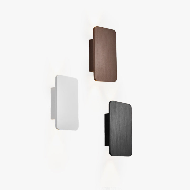 Ozawa Square Indoor Wall Lamp, Metal, 5 Colours