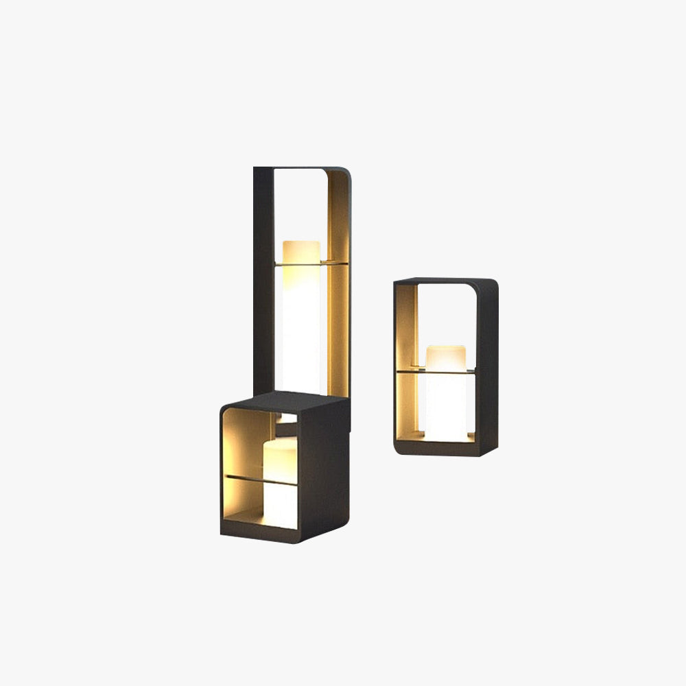 Pena Rectangular Solar Power Path Lighting