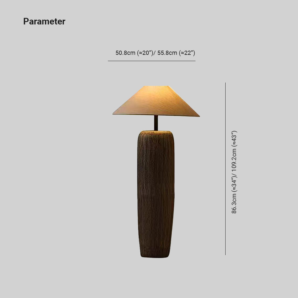 Salgado Retro Cone Floor Lamp
