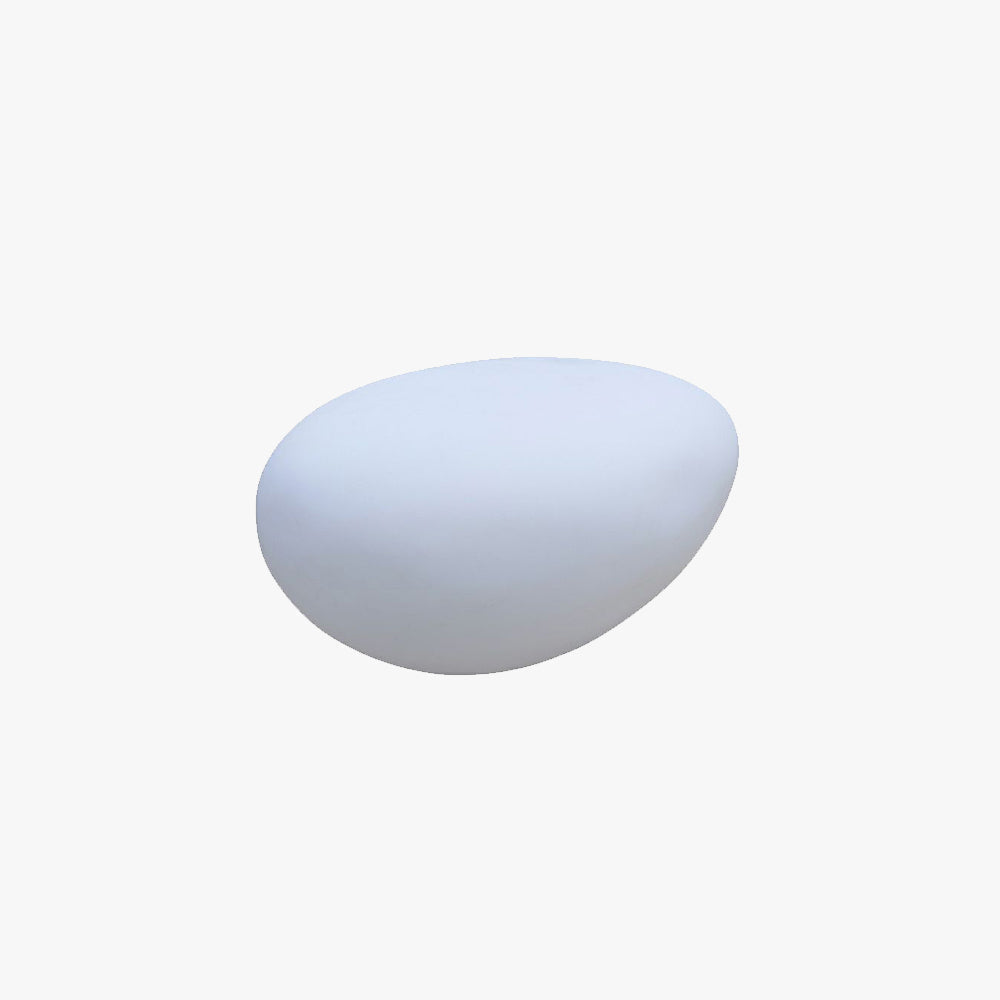 Pena White Stone Shaped Outdoor Light
