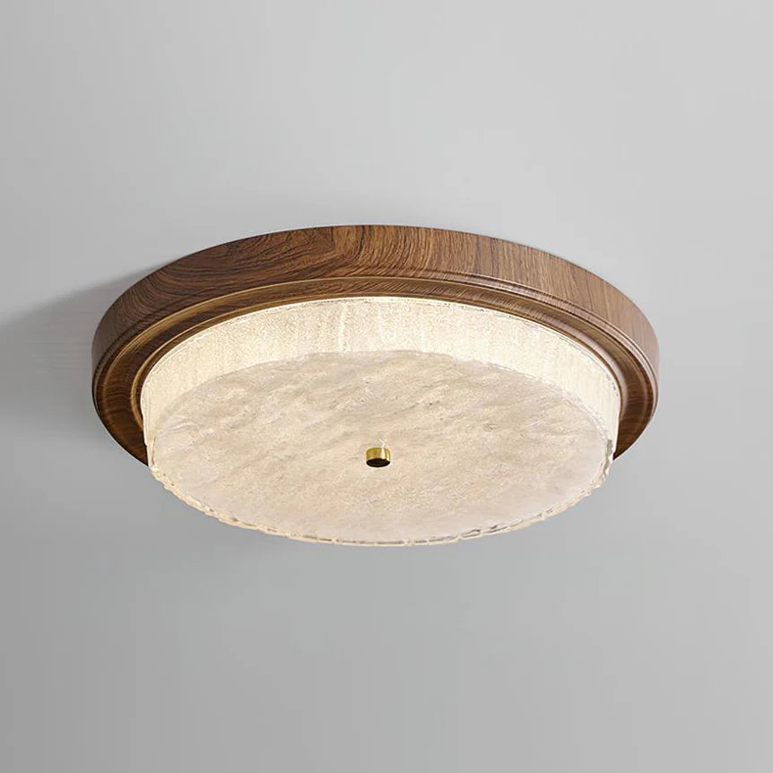 Ozawa Rippling Water Wood Ceiling Light