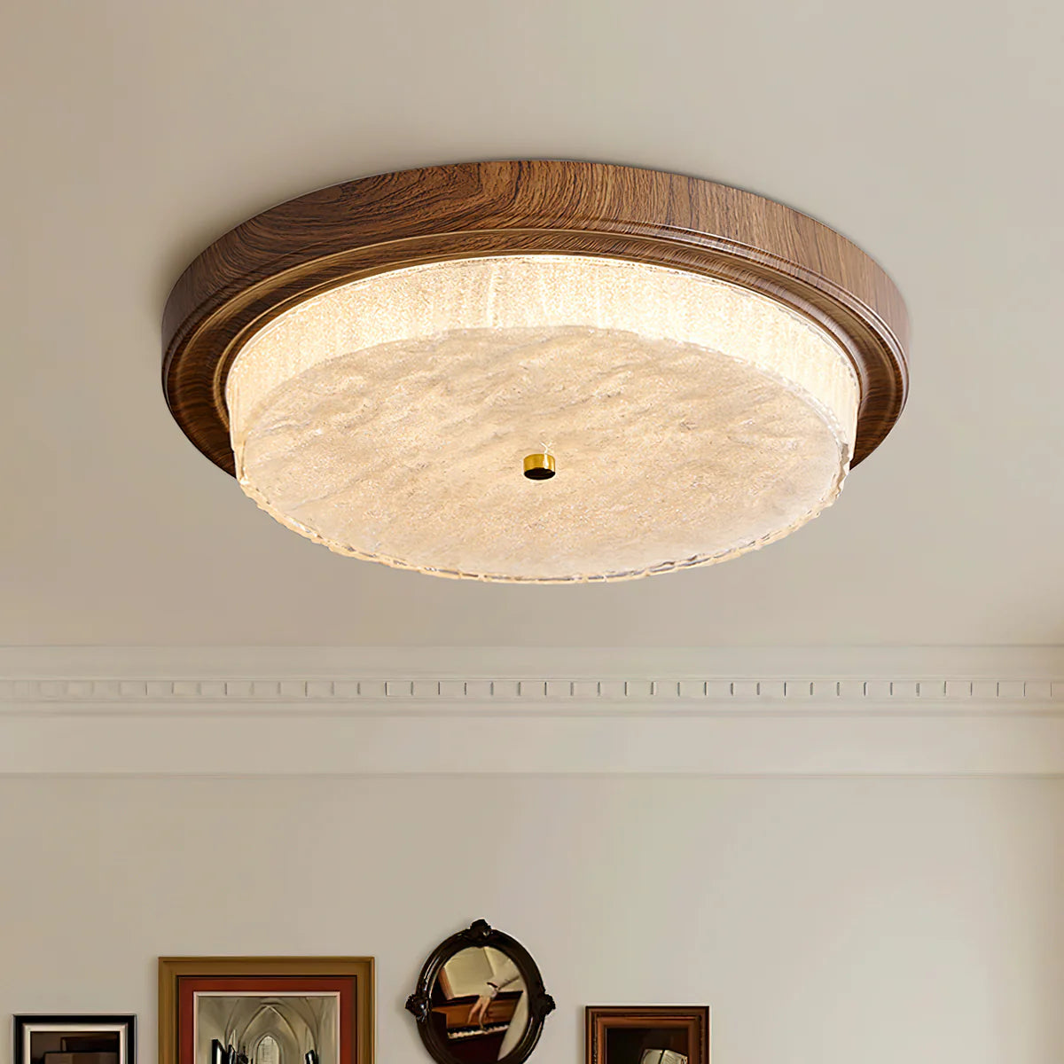 Ozawa Rippling Water Wood Ceiling Light lifestyle