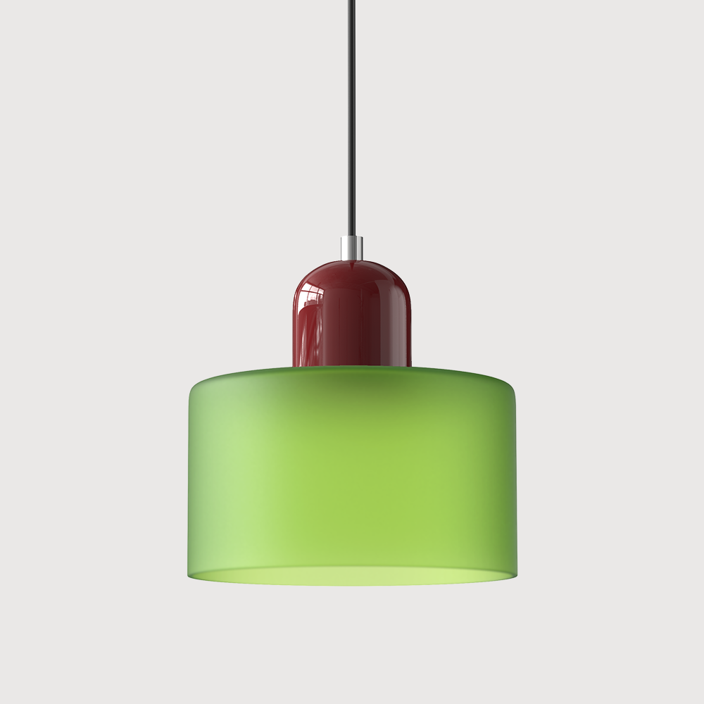 Bauhaus Collection | Glass Pendant Light with Adjustable Length | Modern Kitchen Pendant Lighting for Stylish Home Decor 17