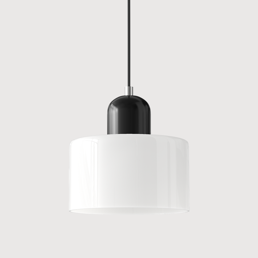 Bauhaus Collection | Glass Pendant Light with Adjustable Length | Modern Kitchen Pendant Lighting for Stylish Home Decor 24