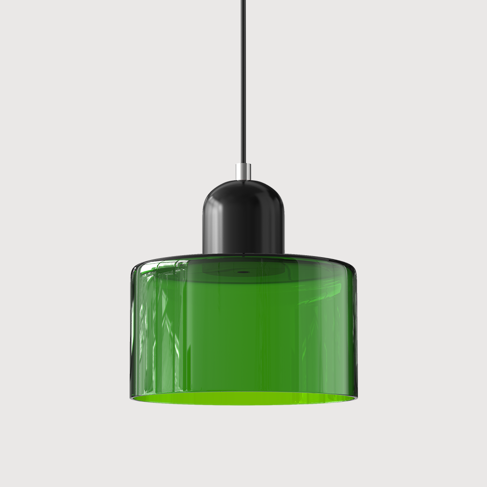 Bauhaus Collection | Glass Pendant Light with Adjustable Length | Modern Kitchen Pendant Lighting for Stylish Home Decor 25