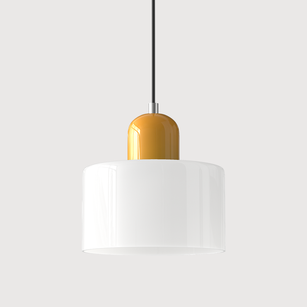 Bauhaus Collection | Glass Pendant Light with Adjustable Length | Modern Kitchen Pendant Lighting for Stylish Home Decor 26