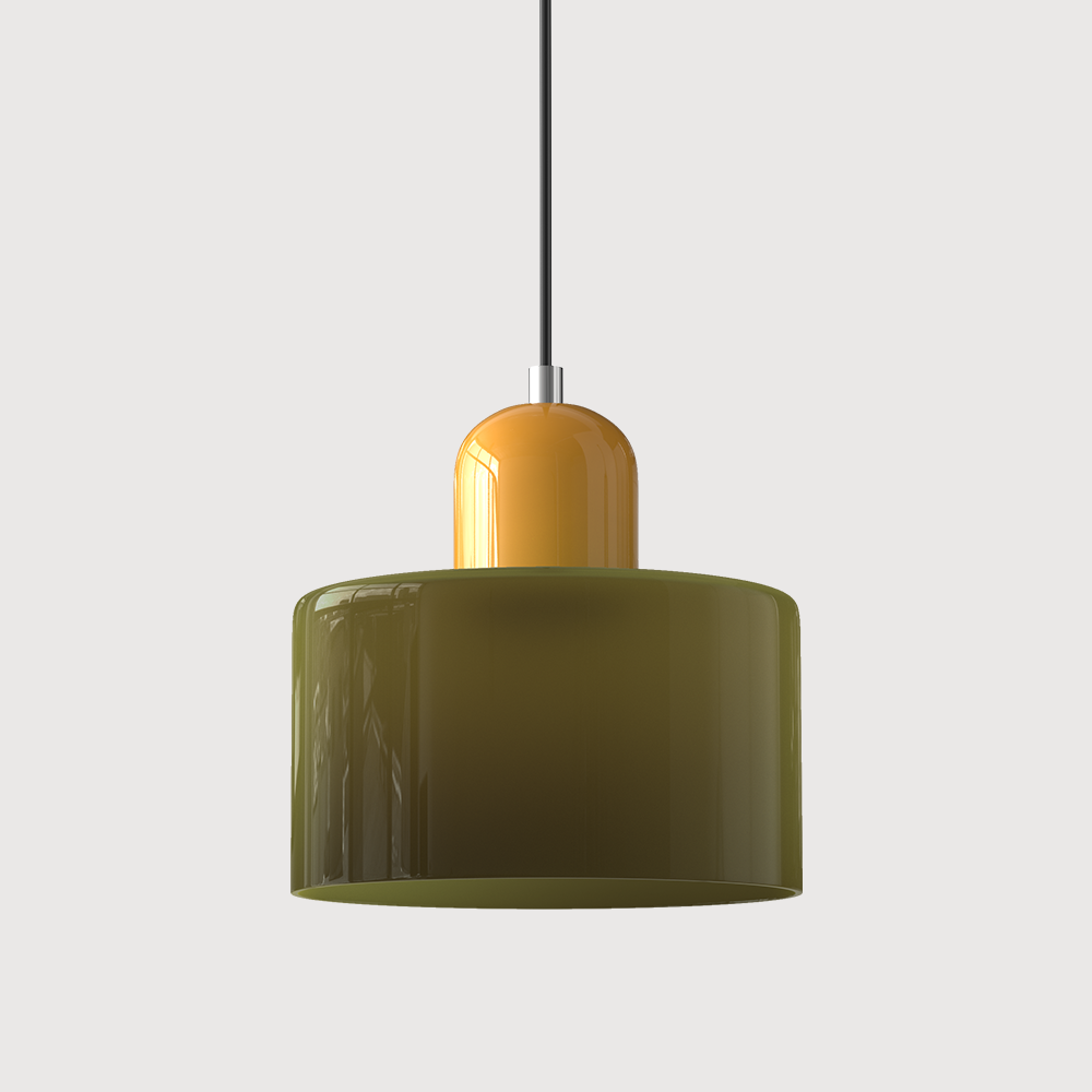 Bauhaus Collection | Glass Pendant Light with Adjustable Length | Modern Kitchen Pendant Lighting for Stylish Home Decor 28
