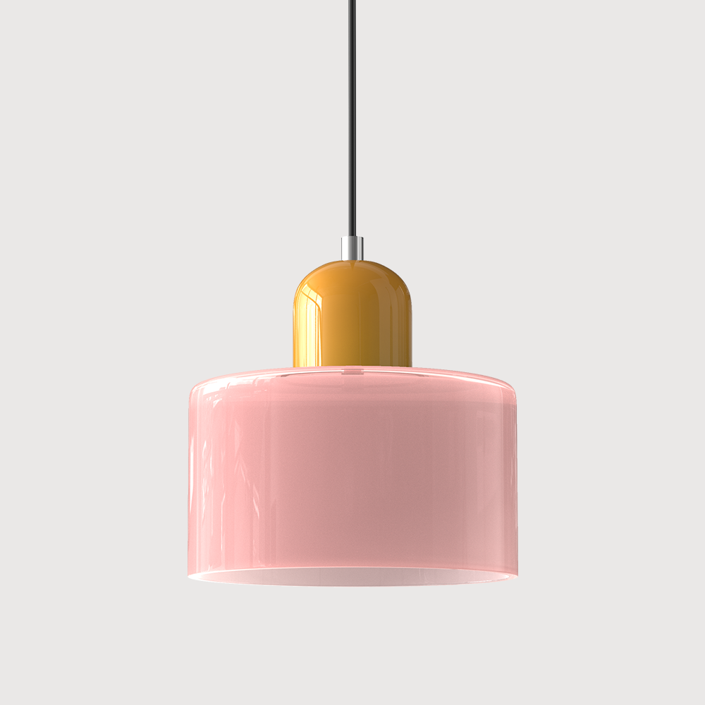 Bauhaus Collection | Glass Pendant Light with Adjustable Length | Modern Kitchen Pendant Lighting for Stylish Home Decor 37