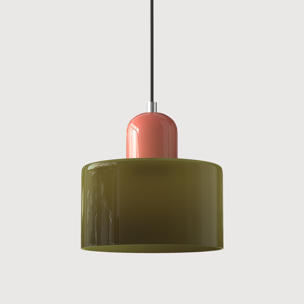 Bauhaus Collection | Glass Pendant Light with Adjustable Length | Modern Kitchen Pendant Lighting for Stylish Home Decor 6