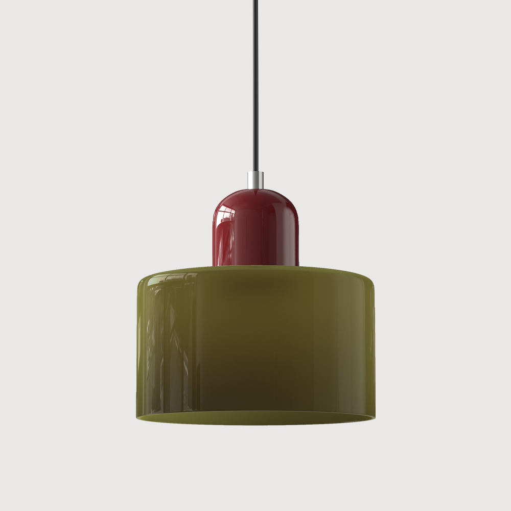 Bauhaus Collection | Glass Pendant Light with Adjustable Length | Modern Kitchen Pendant Lighting for Stylish Home Decor 7