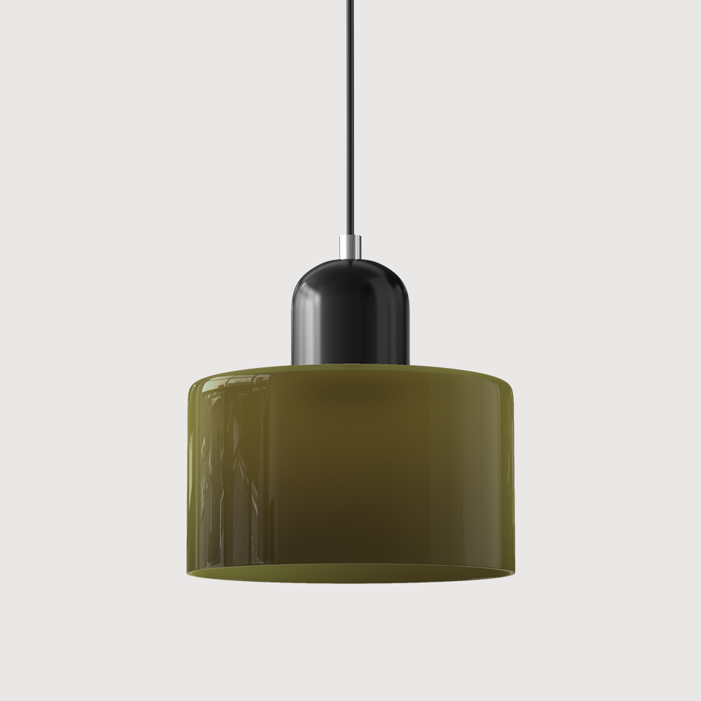 Bauhaus Collection | Glass Pendant Light with Adjustable Length | Modern Kitchen Pendant Lighting for Stylish Home Decor 8