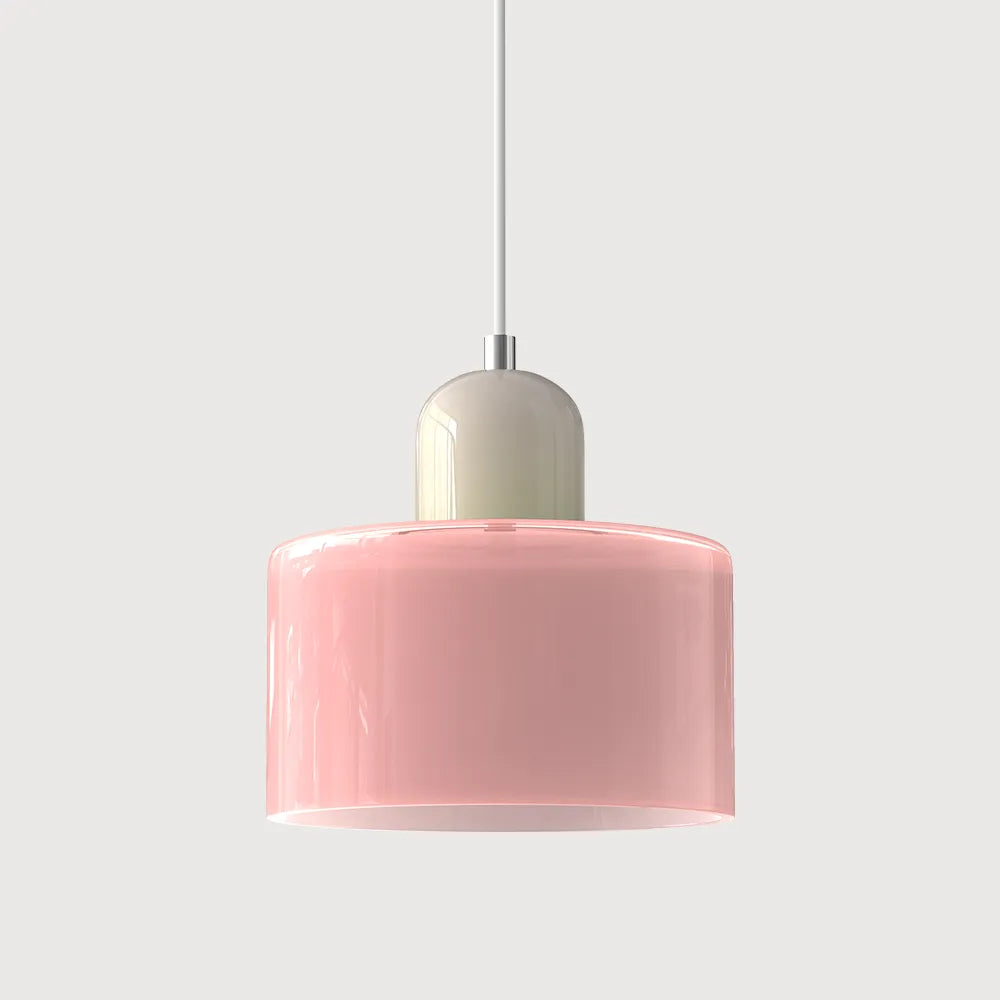 Bauhaus Collection | Round Glass Pendant Light with Soft Diffused Glow | Minimalist Design for Elegant Kitchen Lighting 11