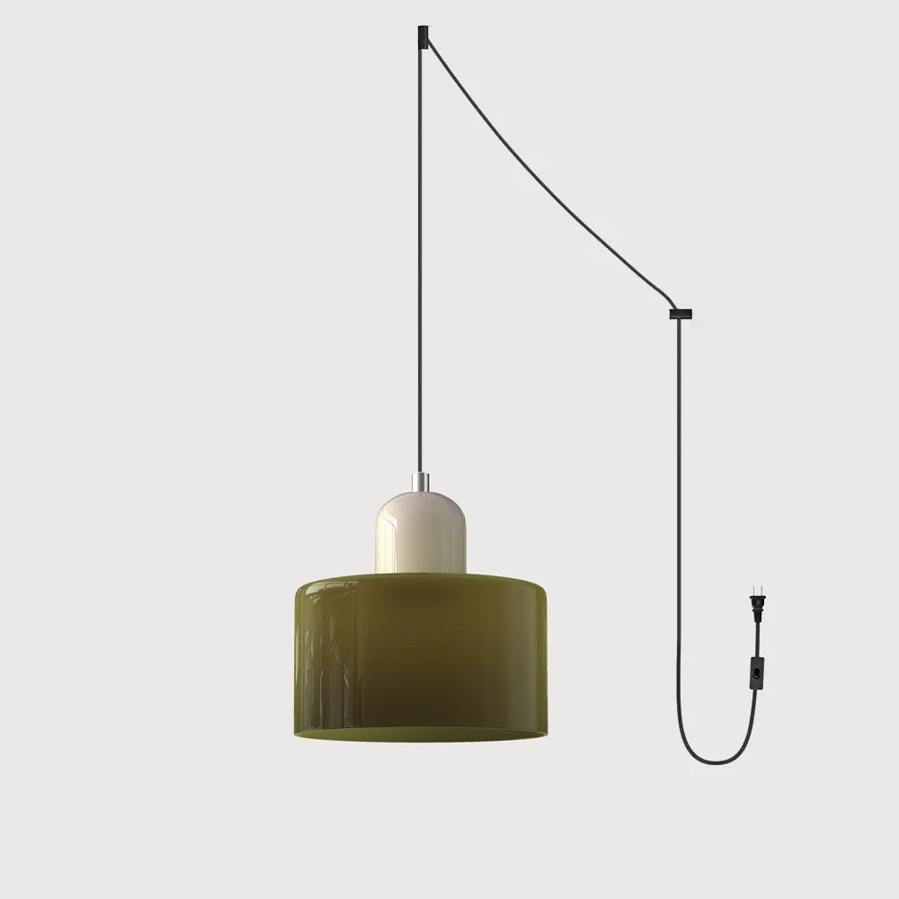 Bauhaus Collection | Round Glass Pendant Light with Soft Diffused Glow | Minimalist Design for Elegant Kitchen Lighting 12