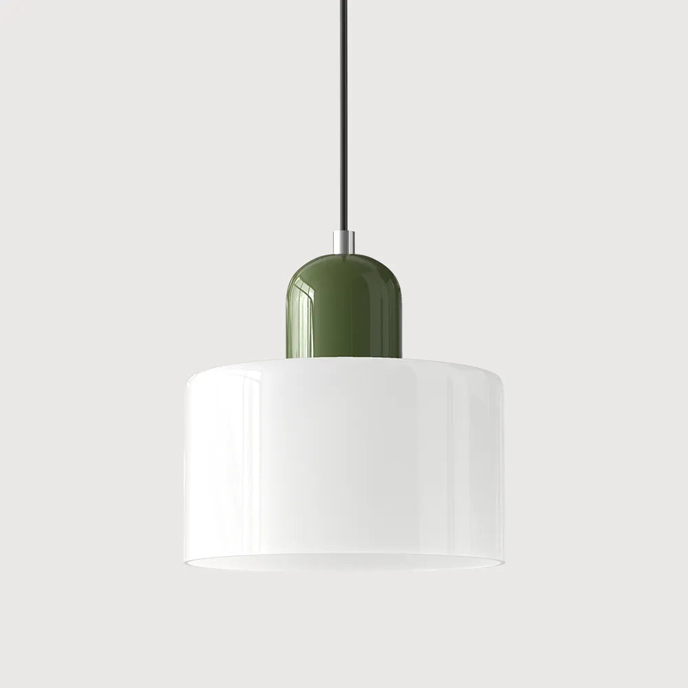 Bauhaus Collection | Round Glass Pendant Light with Soft Diffused Glow | Minimalist Design for Elegant Kitchen Lighting 18