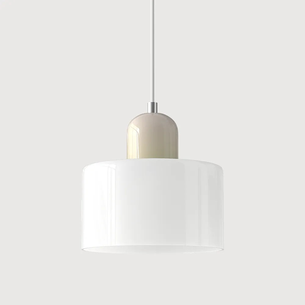 Bauhaus Collection | Round Glass Pendant Light with Soft Diffused Glow | Minimalist Design for Elegant Kitchen Lighting 19
