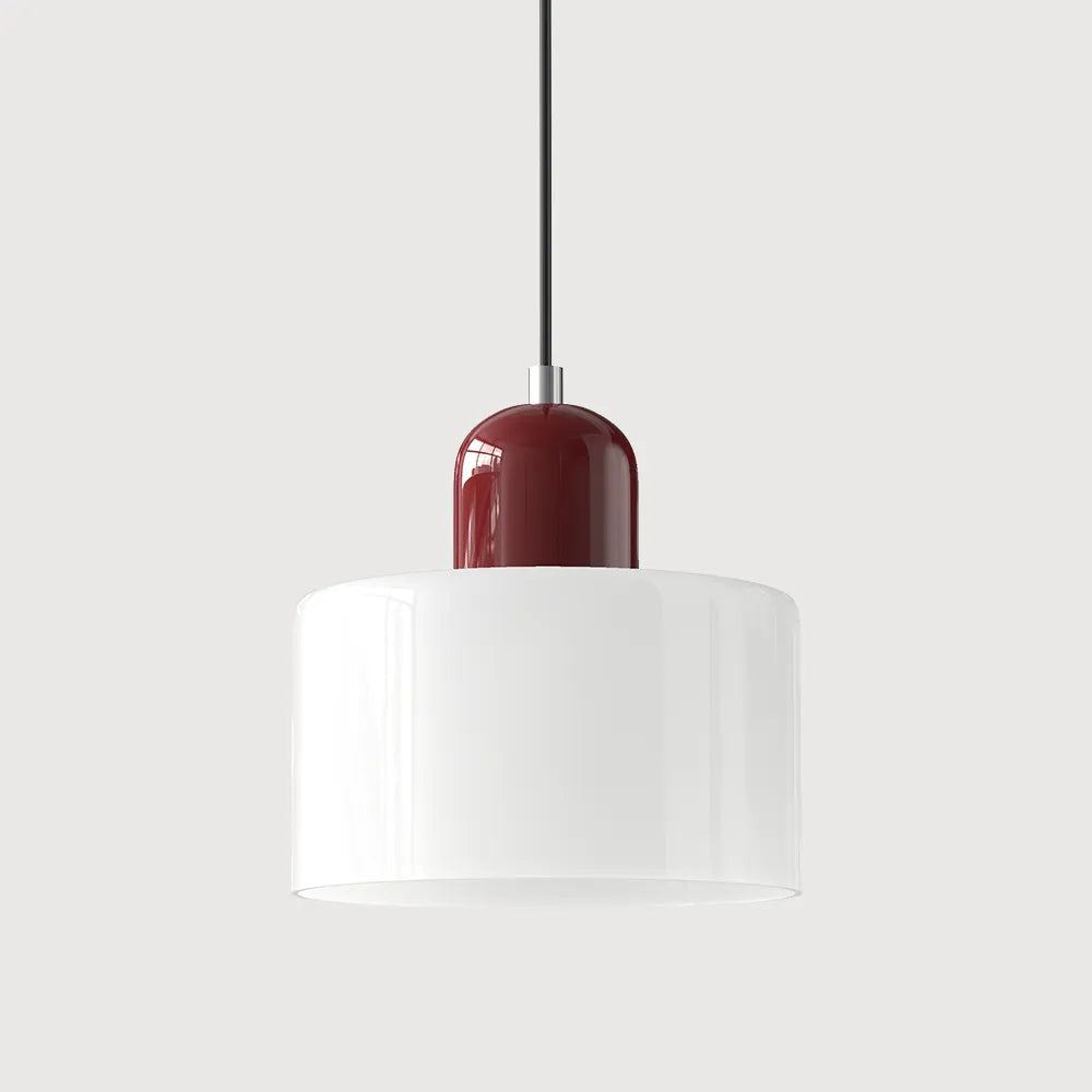 Bauhaus Collection | Round Glass Pendant Light with Soft Diffused Glow | Minimalist Design for Elegant Kitchen Lighting 21