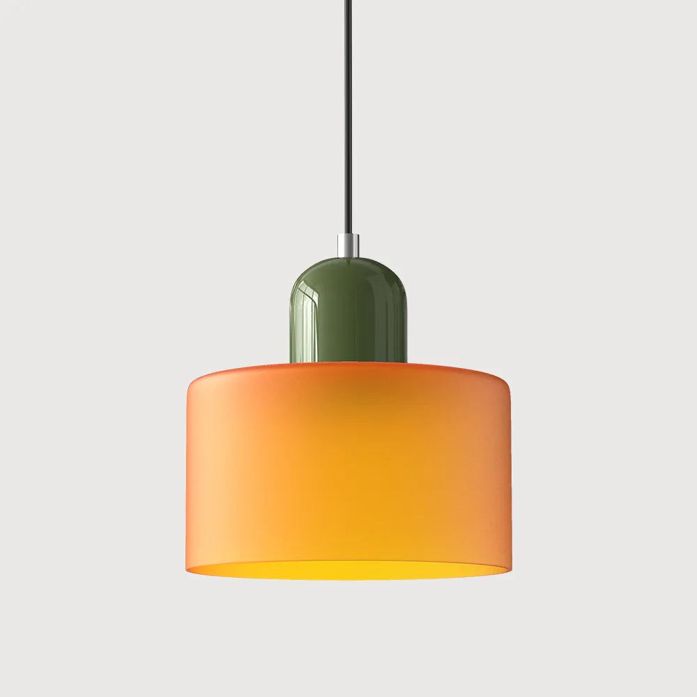 Bauhaus Collection | Round Glass Pendant Light with Soft Diffused Glow | Minimalist Design for Elegant Kitchen Lighting 23