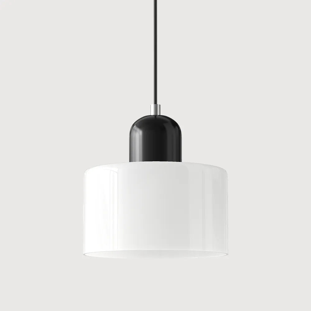Bauhaus Collection | Round Glass Pendant Light with Soft Diffused Glow | Minimalist Design for Elegant Kitchen Lighting 26