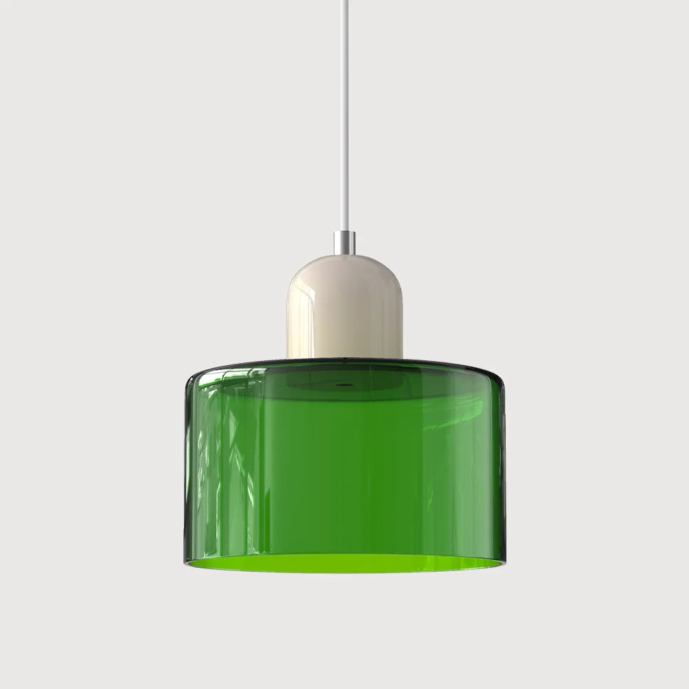 Bauhaus Collection | Round Glass Pendant Light with Soft Diffused Glow | Minimalist Design for Elegant Kitchen Lighting 27