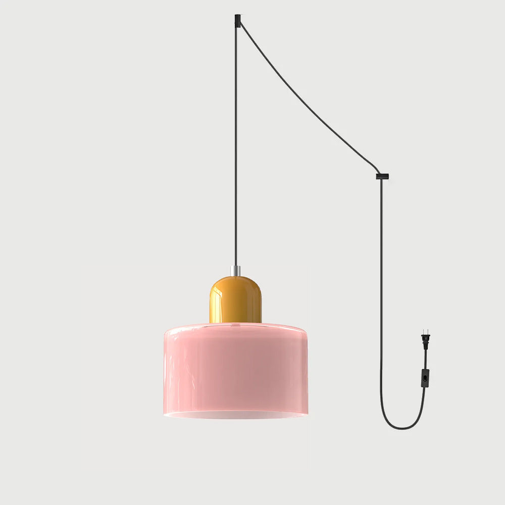 Bauhaus Collection | Round Glass Pendant Light with Soft Diffused Glow | Minimalist Design for Elegant Kitchen Lighting 35