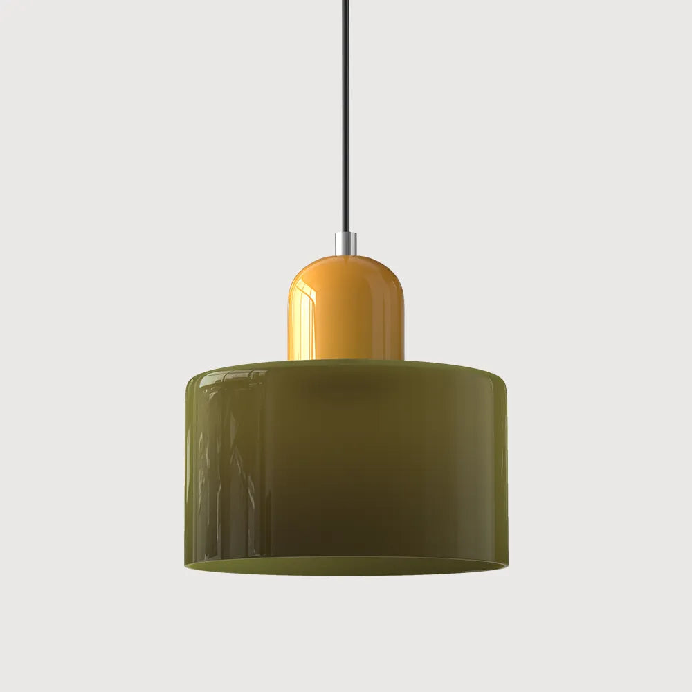 Bauhaus Collection | Round Glass Pendant Light with Soft Diffused Glow | Minimalist Design for Elegant Kitchen Lighting 39