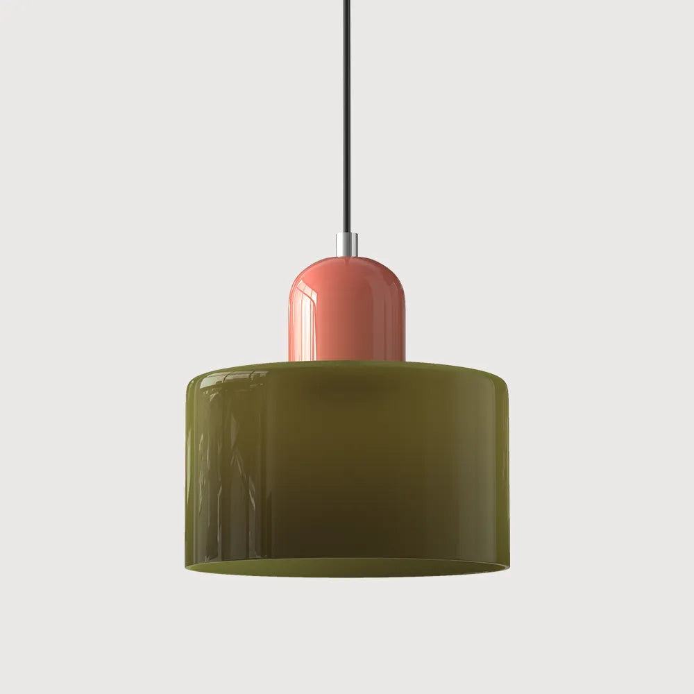 Bauhaus Collection | Round Glass Pendant Light with Soft Diffused Glow | Minimalist Design for Elegant Kitchen Lighting 40