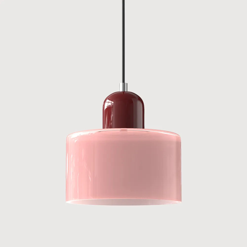 Bauhaus Collection | Round Glass Pendant Light with Soft Diffused Glow | Minimalist Design for Elegant Kitchen Lighting 43