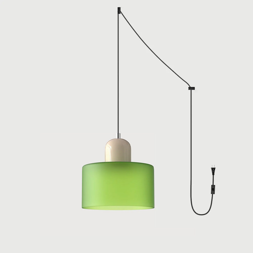 Bauhaus Collection | Round Glass Pendant Light with Soft Diffused Glow | Minimalist Design for Elegant Kitchen Lighting 44