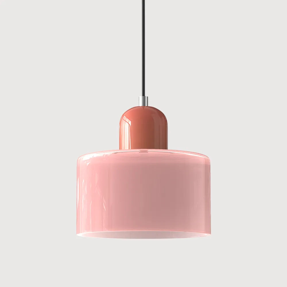 Bauhaus Collection | Round Glass Pendant Light with Soft Diffused Glow | Minimalist Design for Elegant Kitchen Lighting 45