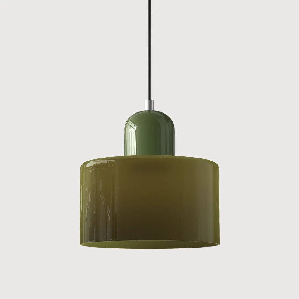 Bauhaus Collection | Round Glass Pendant Light with Soft Diffused Glow | Minimalist Design for Elegant Kitchen Lighting 47