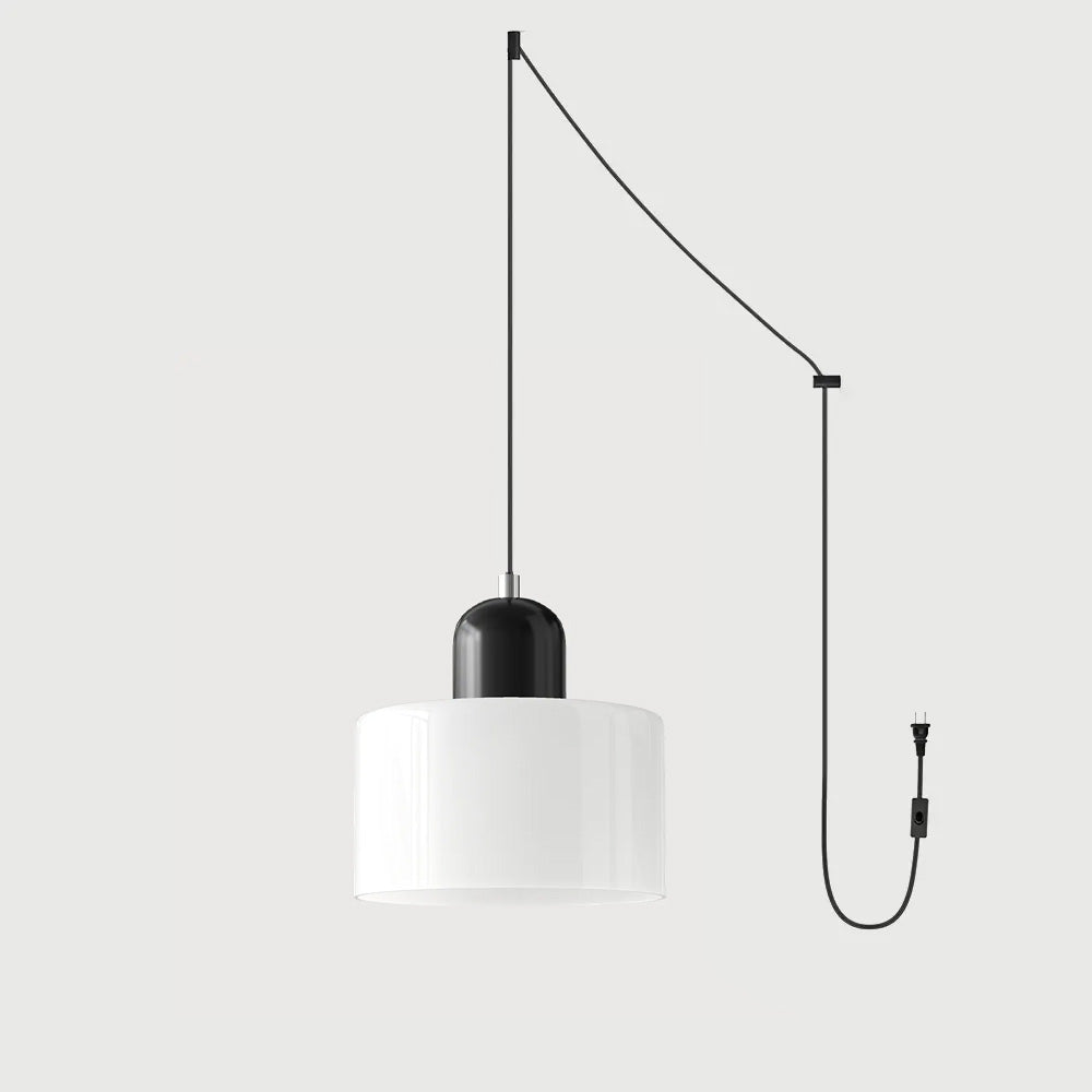 Bauhaus Collection | Round Glass Pendant Light with Soft Diffused Glow | Minimalist Design for Elegant Kitchen Lighting 50