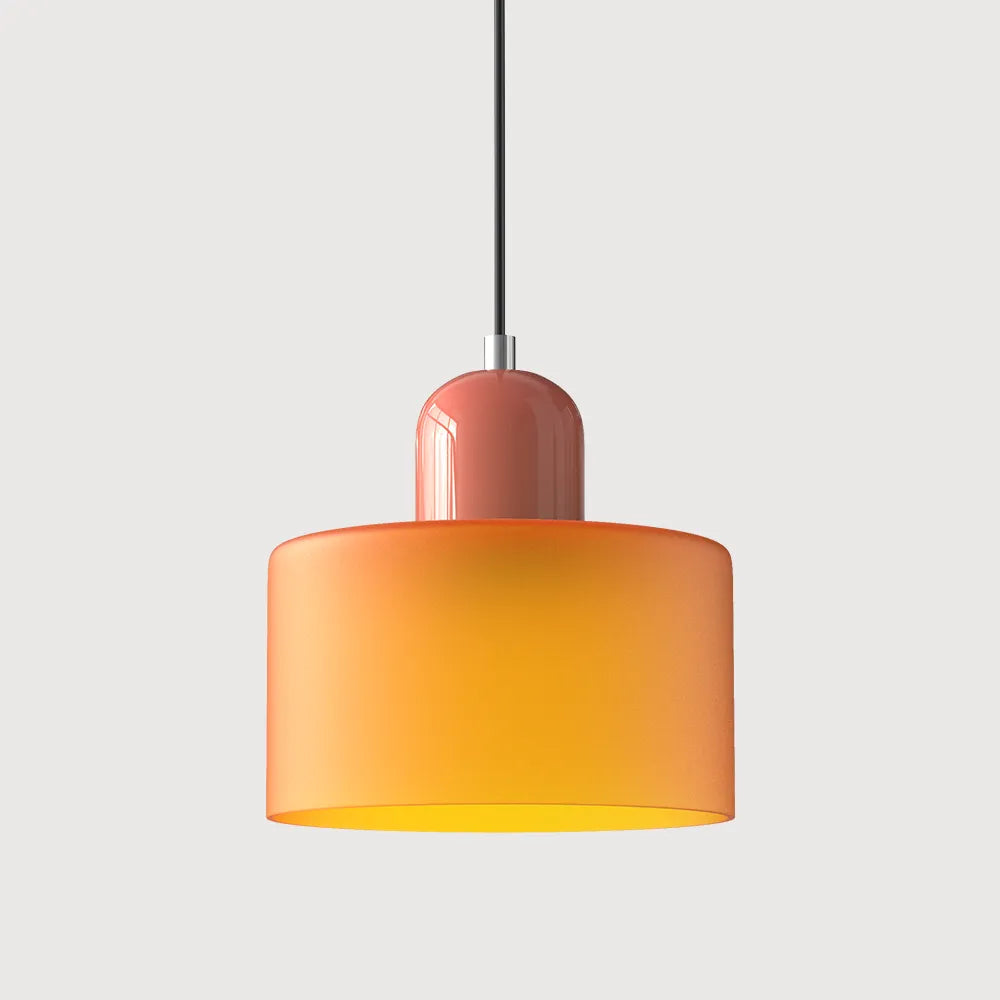 Bauhaus Collection | Round Glass Pendant Light with Soft Diffused Glow | Minimalist Design for Elegant Kitchen Lighting 52