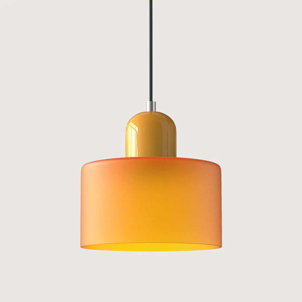 Bauhaus Collection | Round Glass Pendant Light with Soft Diffused Glow | Minimalist Design for Elegant Kitchen Lighting 55