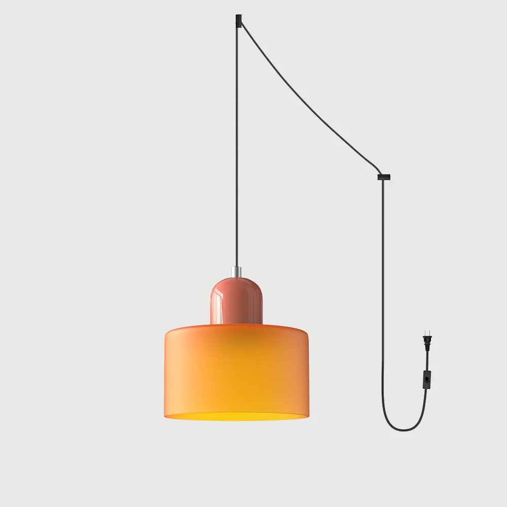 Bauhaus Collection | Round Glass Pendant Light with Soft Diffused Glow | Minimalist Design for Elegant Kitchen Lighting 61