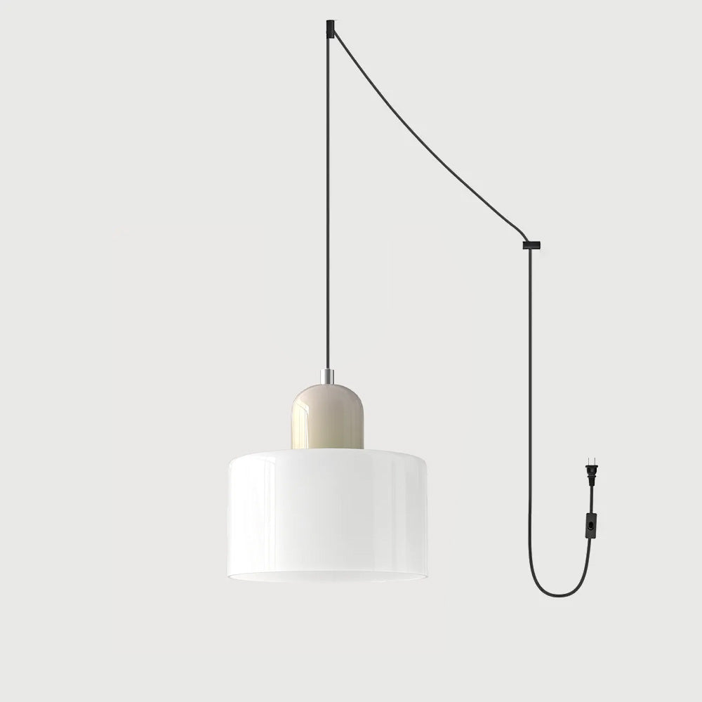 Bauhaus Collection | Round Glass Pendant Light with Soft Diffused Glow | Minimalist Design for Elegant Kitchen Lighting 63