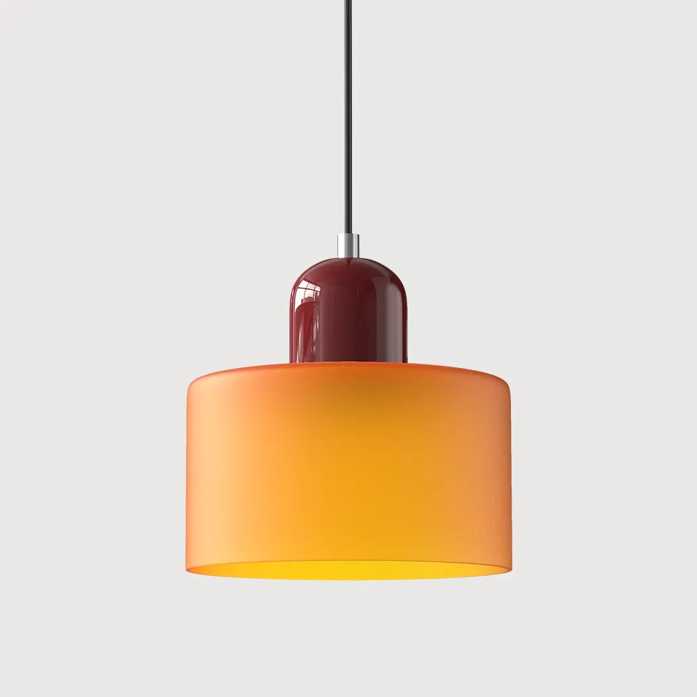 Bauhaus Collection | Round Glass Pendant Light with Soft Diffused Glow | Minimalist Design for Elegant Kitchen Lighting 65