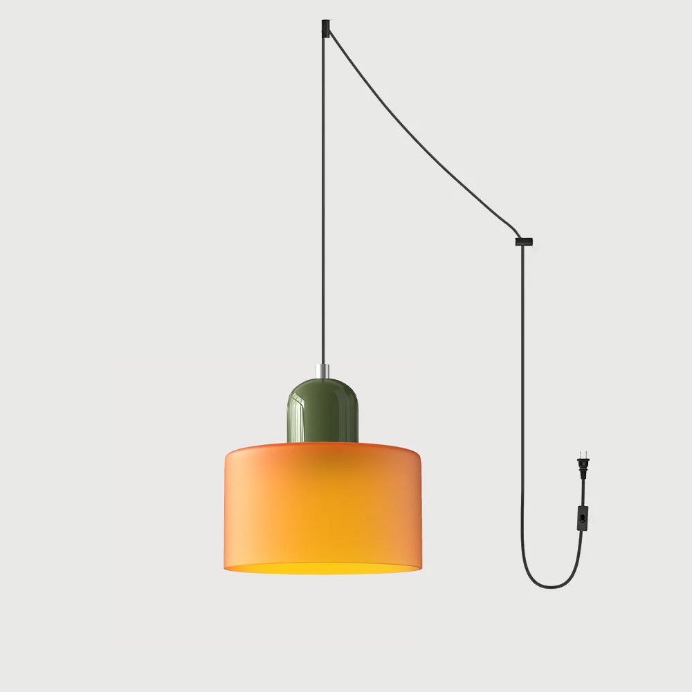 Bauhaus Collection | Round Glass Pendant Light with Soft Diffused Glow | Minimalist Design for Elegant Kitchen Lighting 66